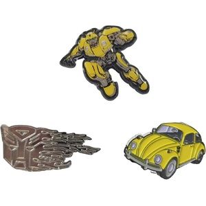 4/$50 Exclusive Loot Crate Transformers Bumblebee Pin Set December 2018